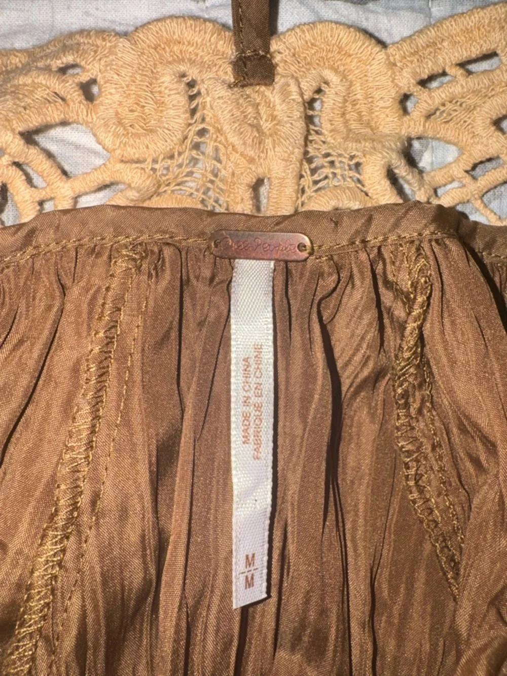 Free People x Revolve Lace Womens Dress - Picture 4 of 5